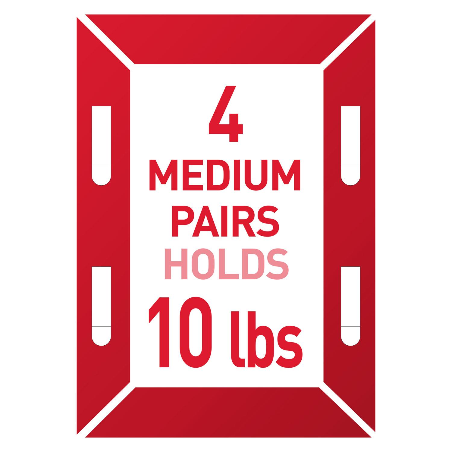 10 lb White Picture Hanging Strips-4/Pack