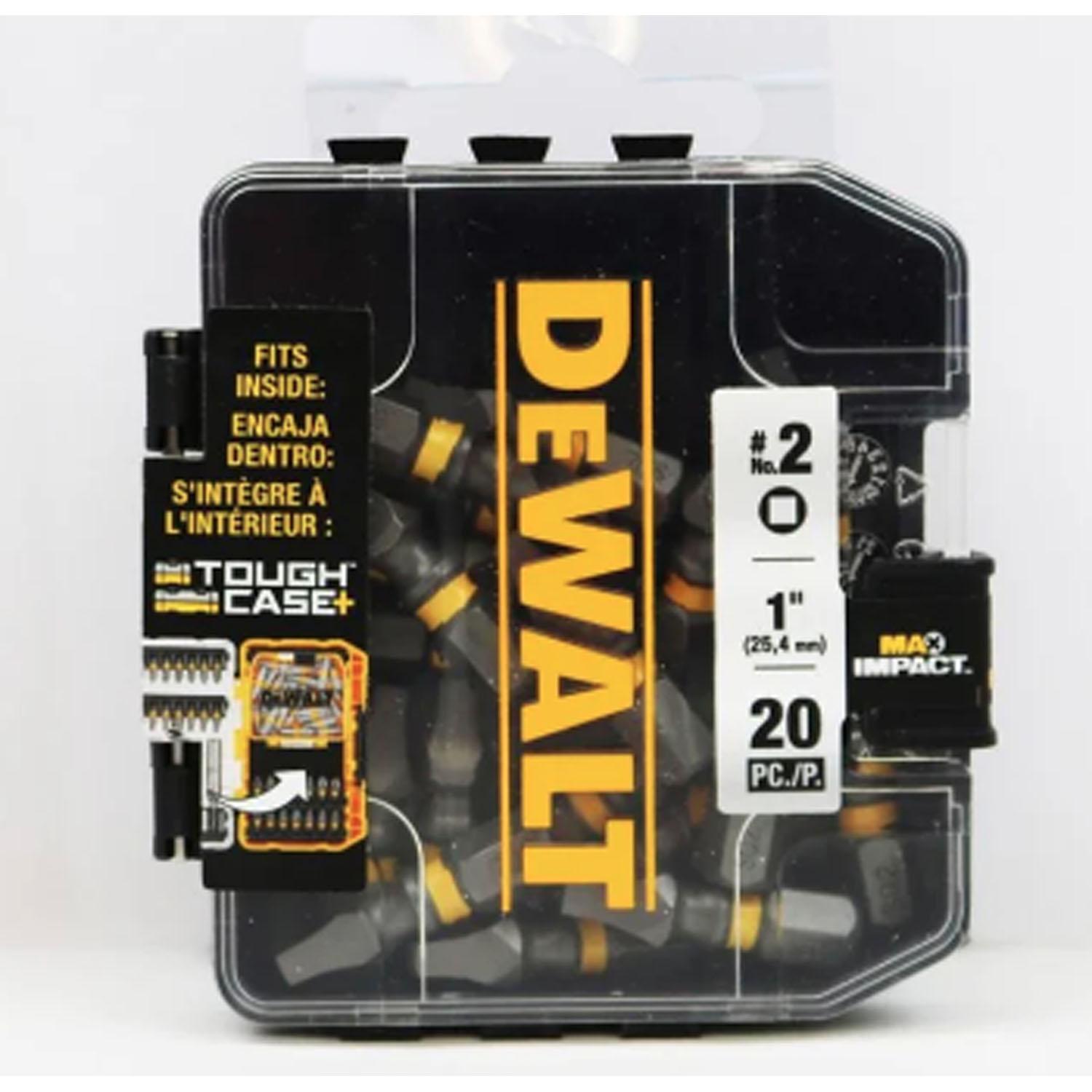 Shell 1" Sq2 Max Impact Screwdriver Bit Set 20/Pack