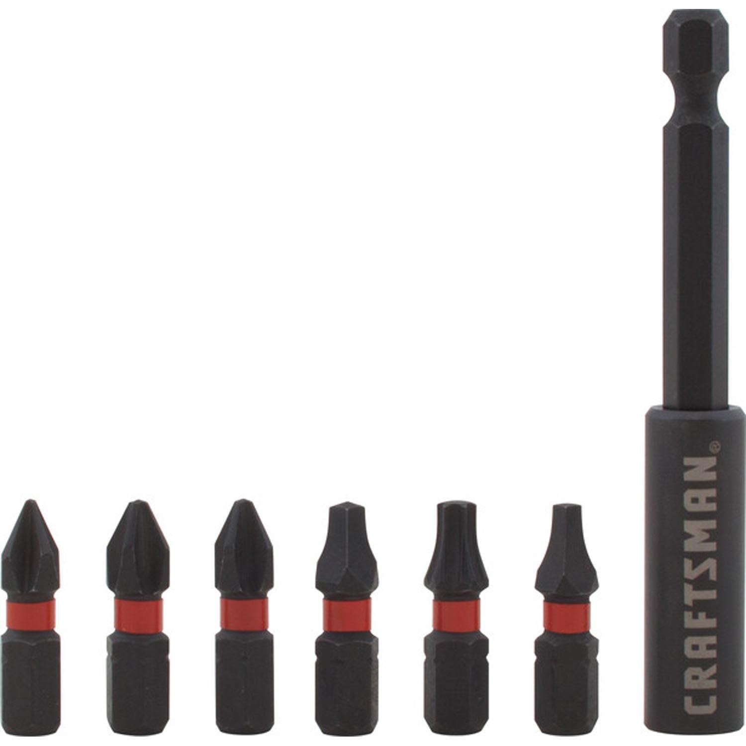 1/4" X 1" Impact-Rated Nut Driver 7 Piece Set
