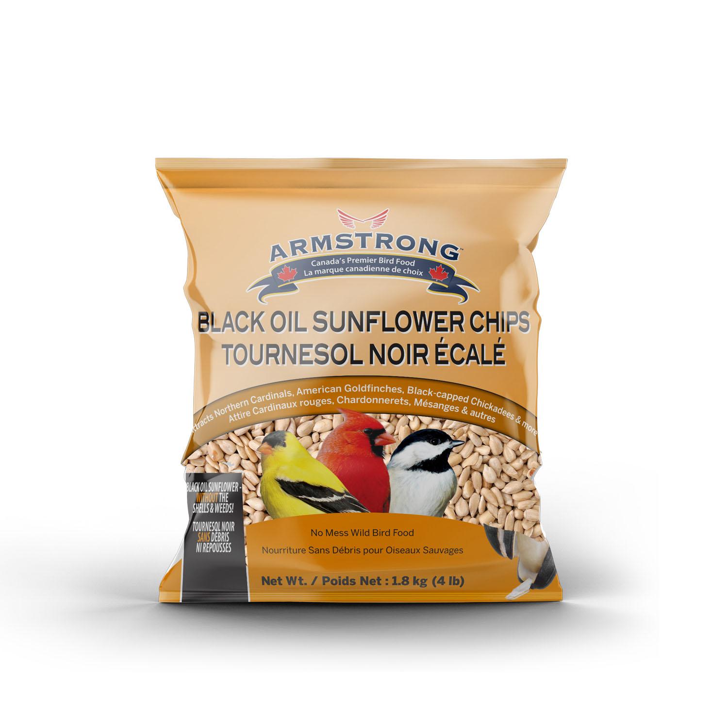 Straight Grains 1.8 kg Sunflower Chips (Black Oil Chips)