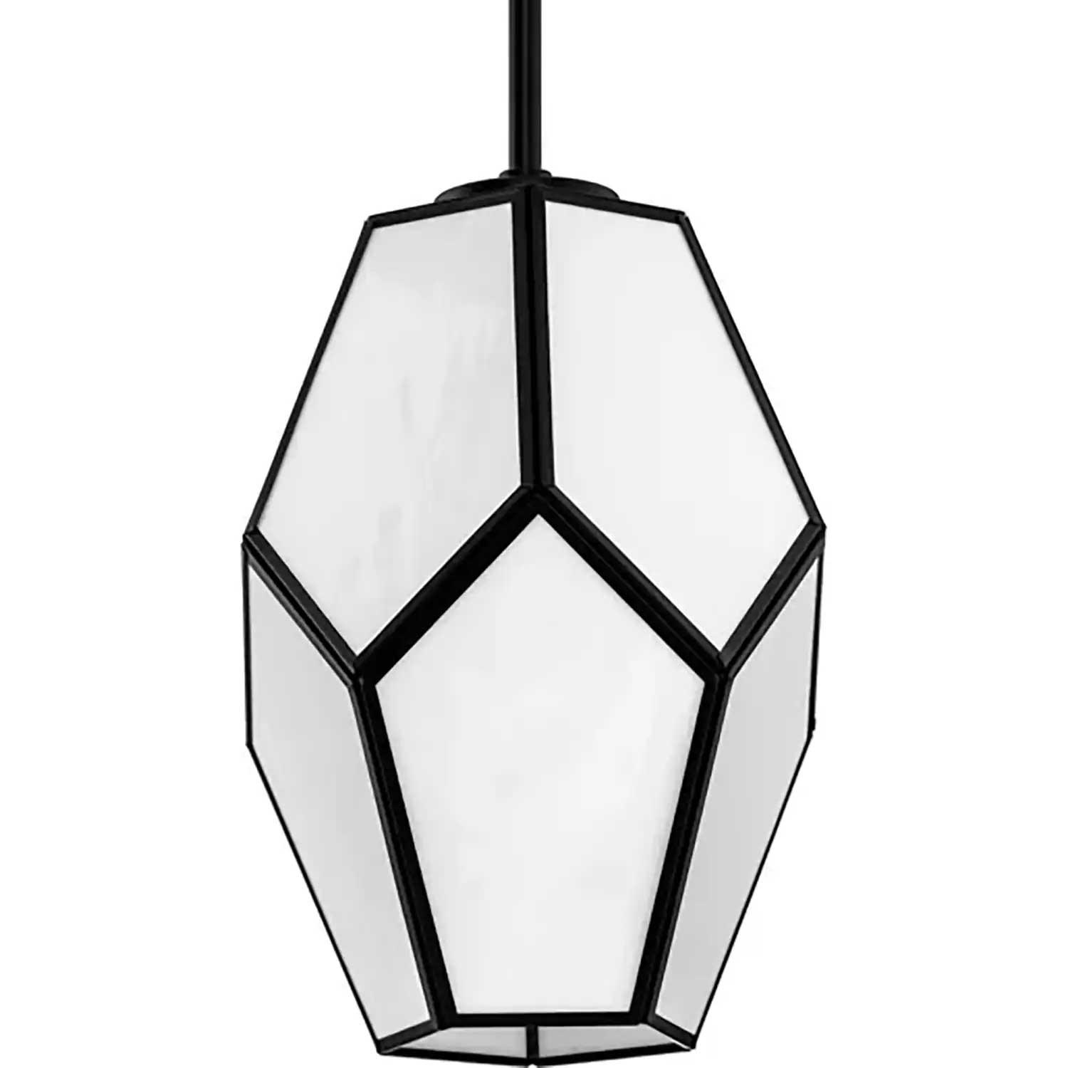 Latham Matte Black Pendant Light