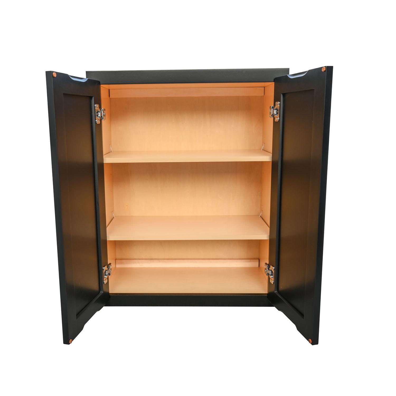 Armoire Murale Noire 24" x 30"