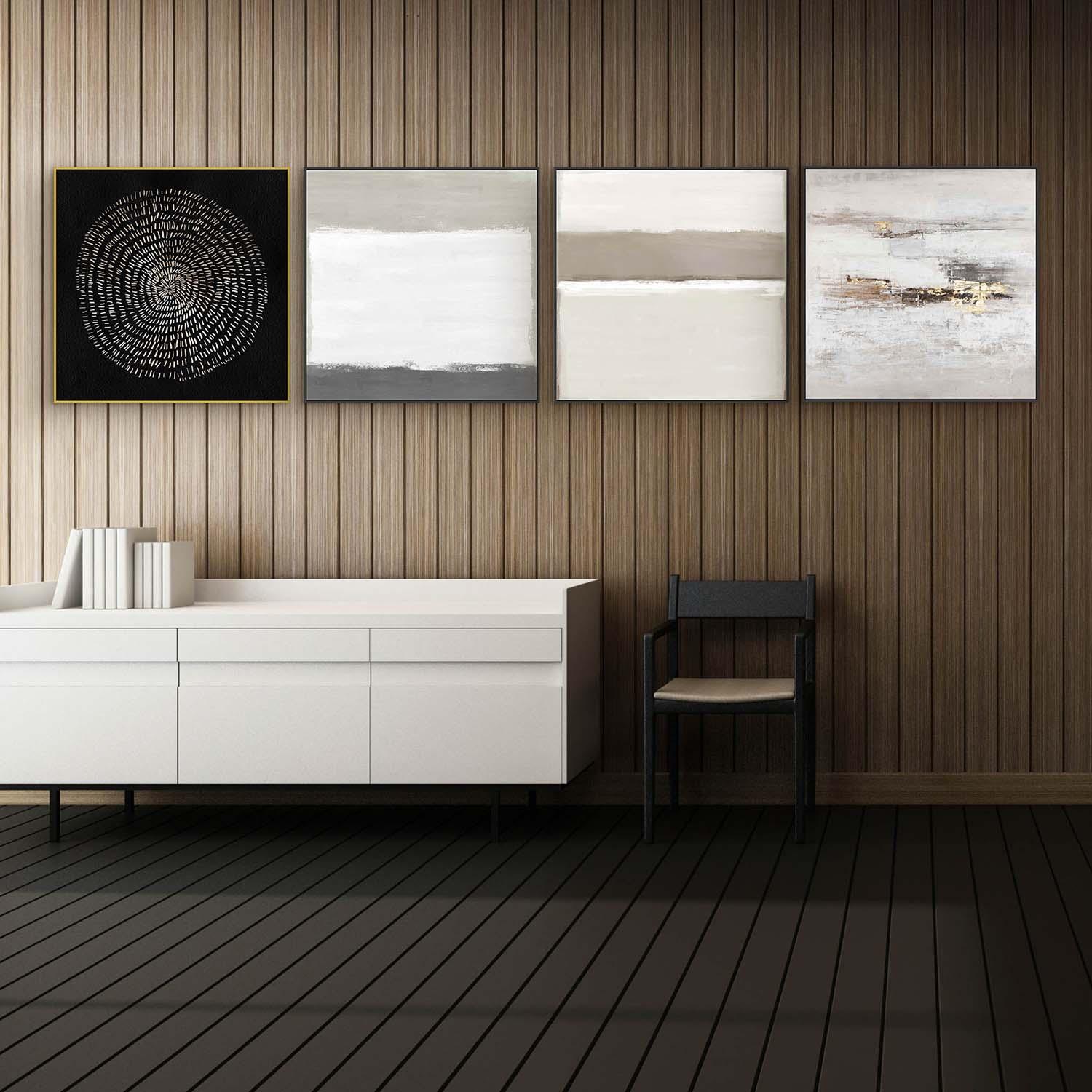 Ensemble d’art sur toile tendue (4 pièces)
