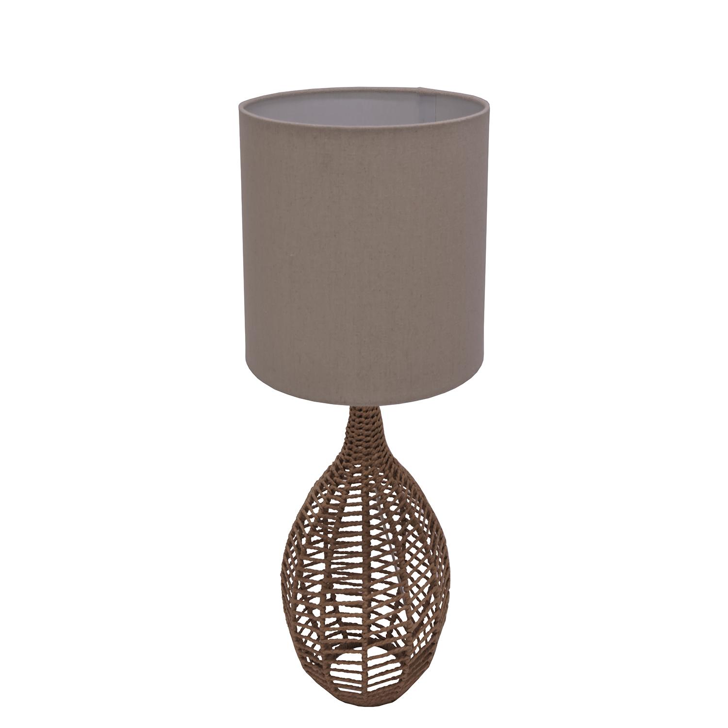 Lampe de table tissée Helios 19-1/2"