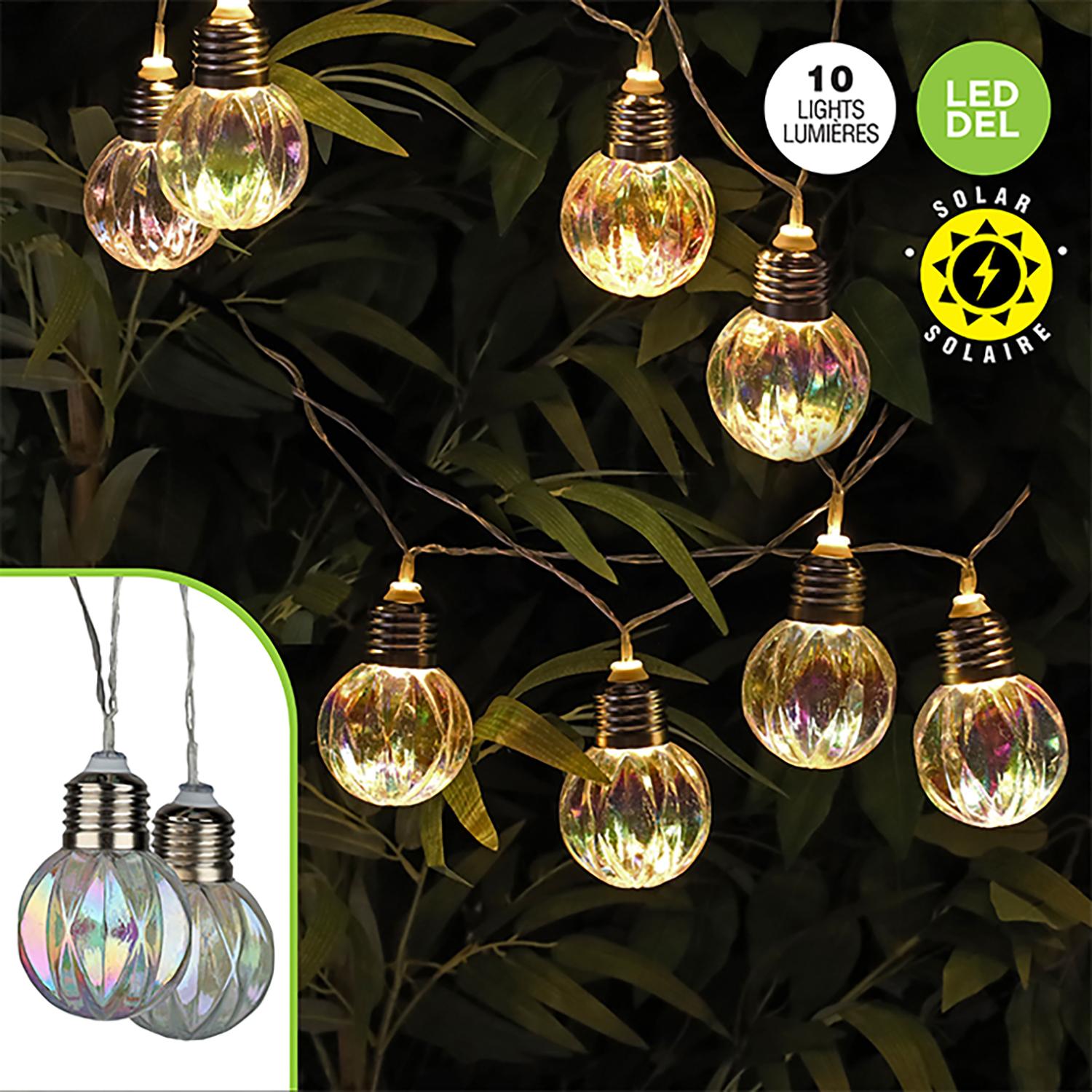 Guirlande Solaire LED 10 Lumières