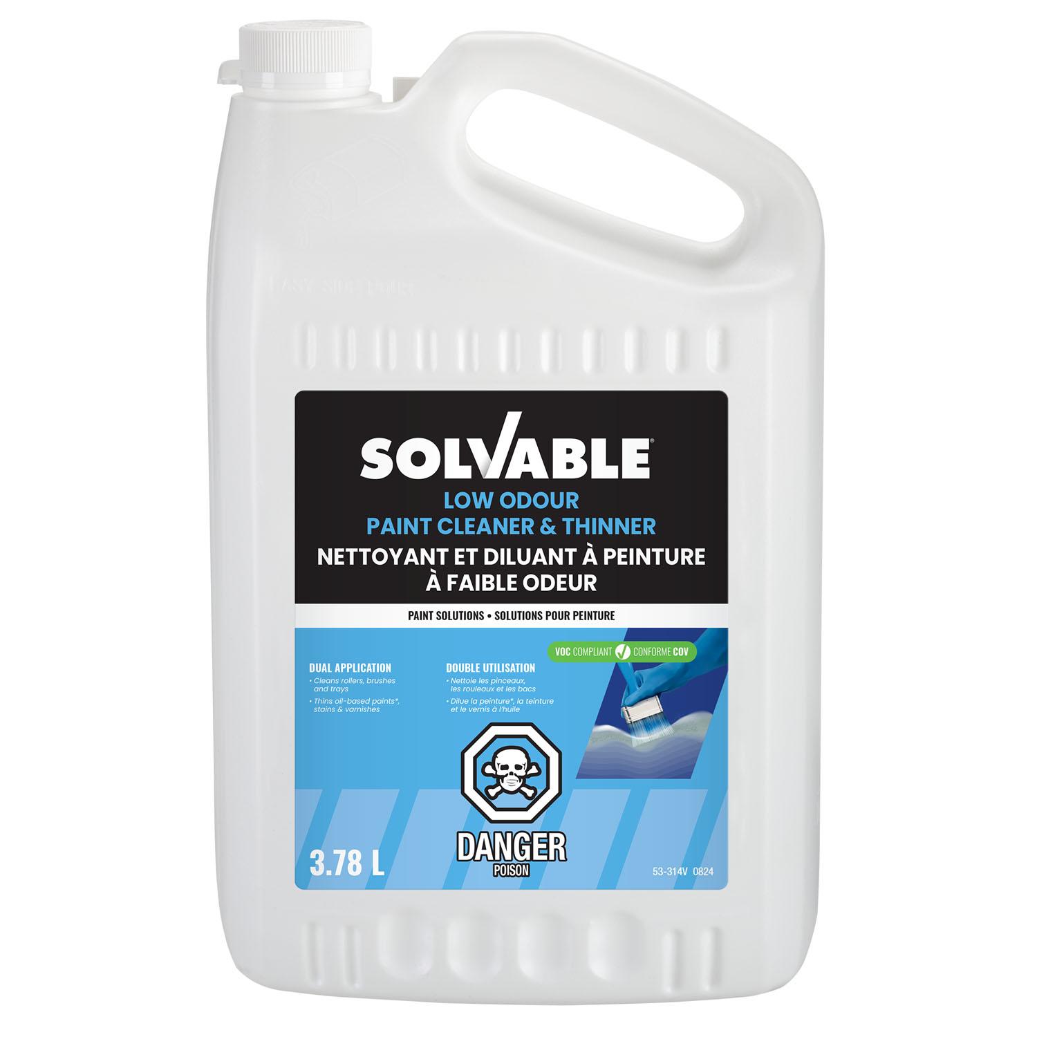 Diluant à peinture faible odeur Solvable 3.78L