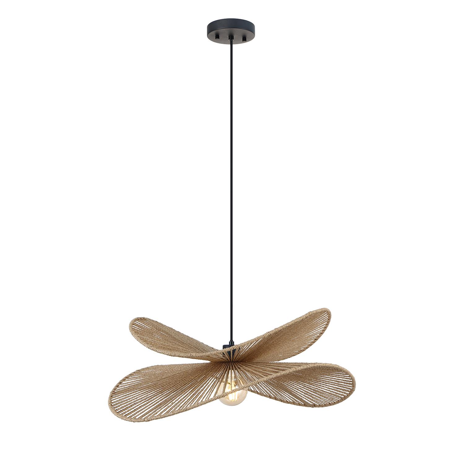 Sculptural Rope Pendant Light