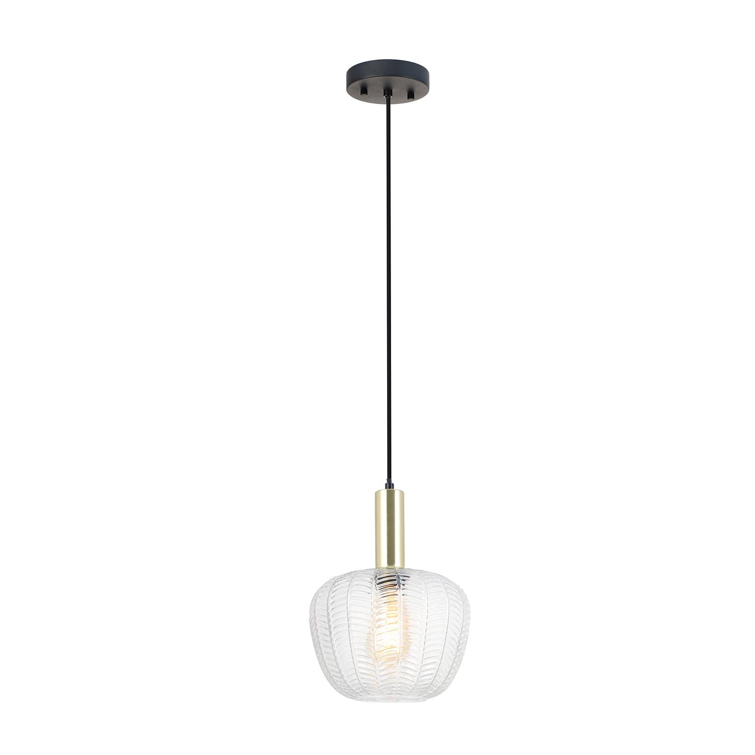 Round Glass Pendant Light