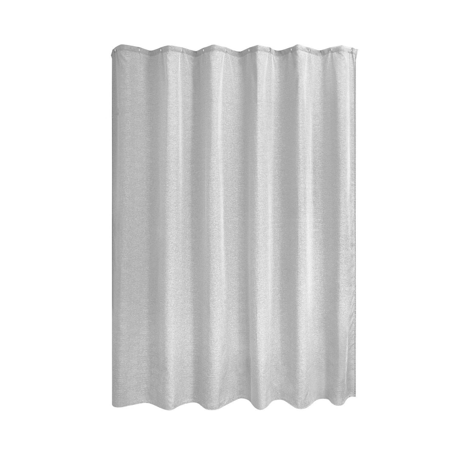 72"x72" Slub Stripe Shower Curtain