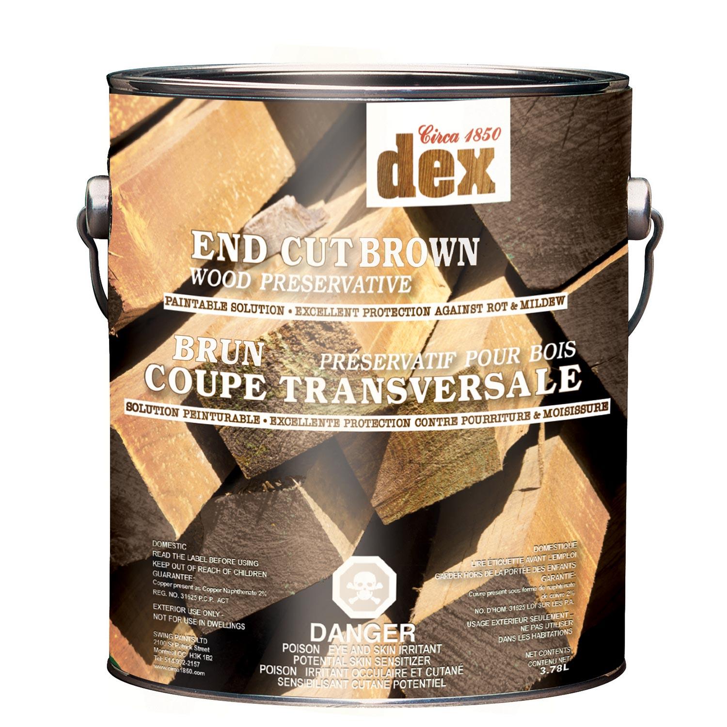 Préservatif Bois DEX Brun 3,78L