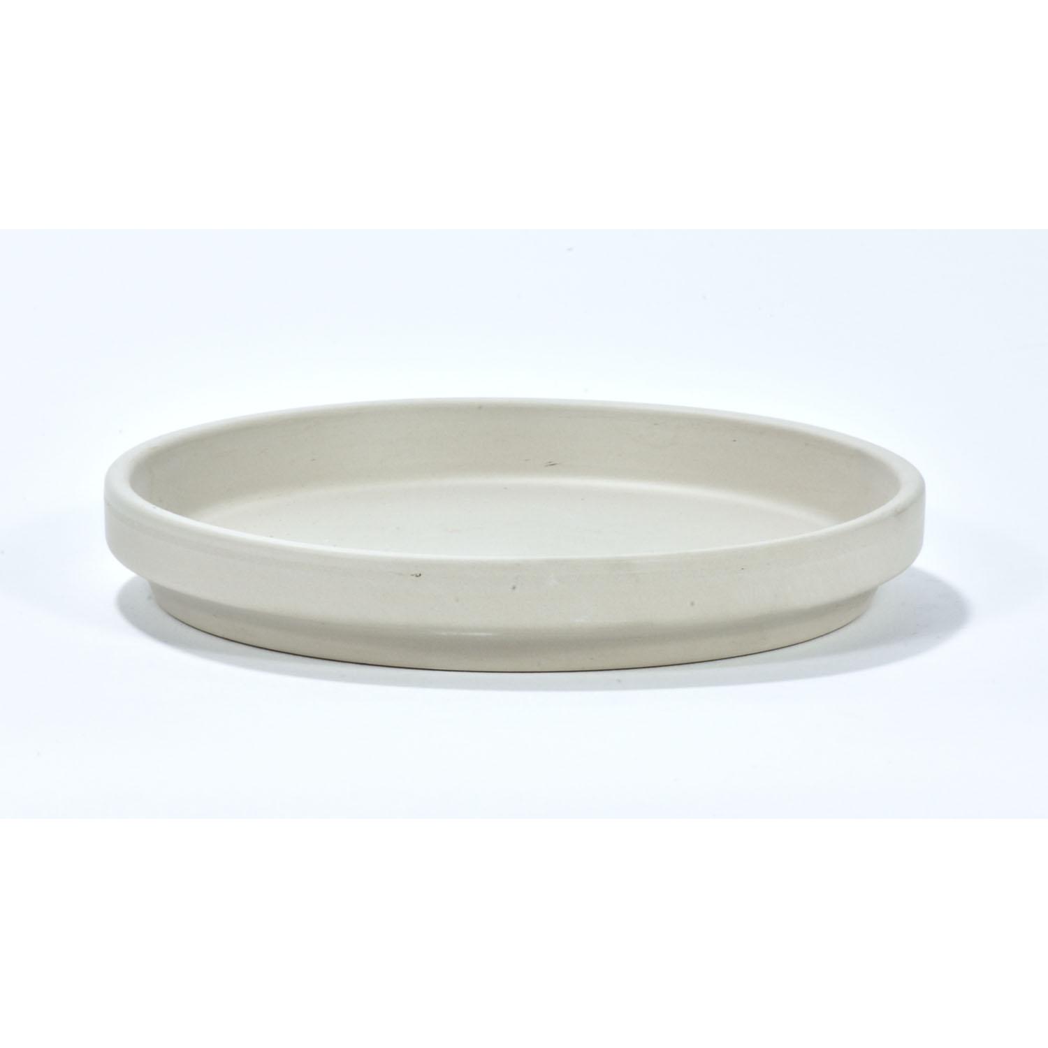 Terra Cotta White Granite Saucer 3.5"