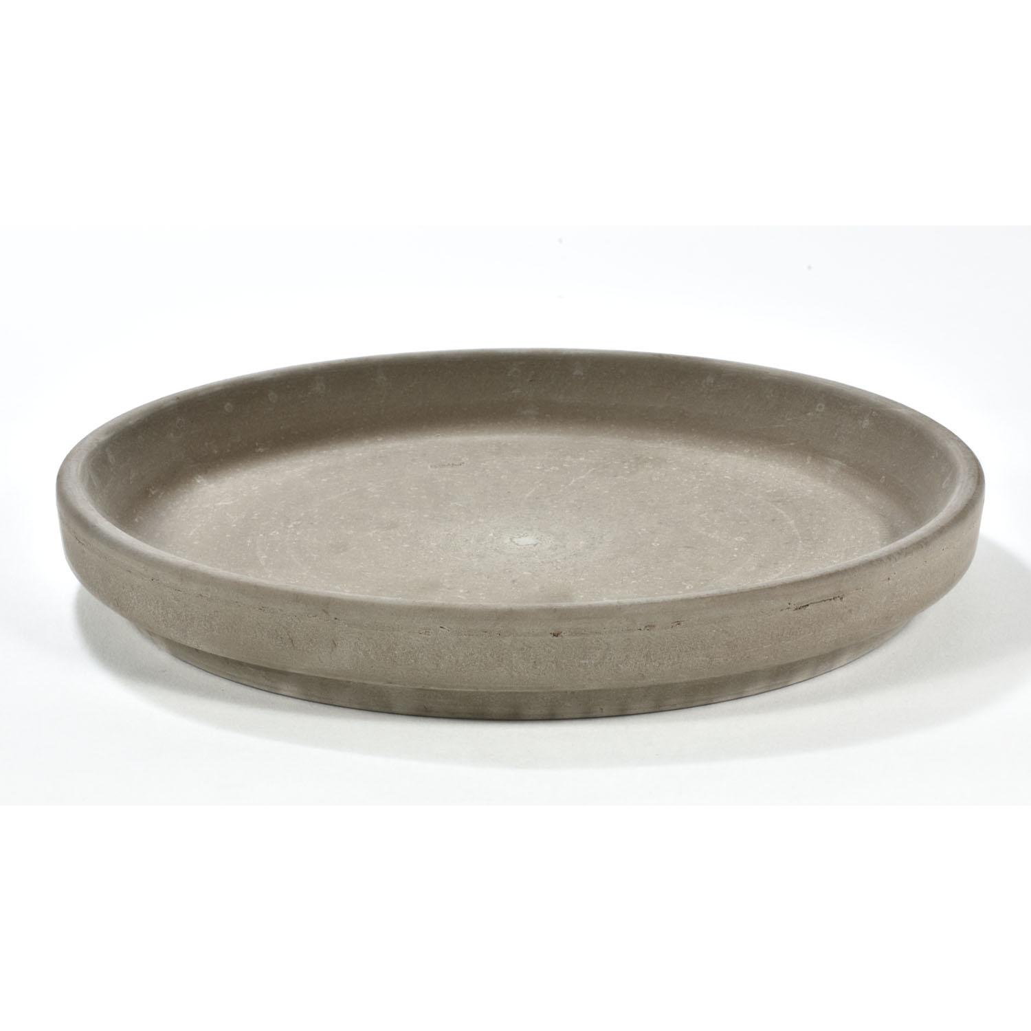 Terra Cotta Basalt Saucer 7.2"