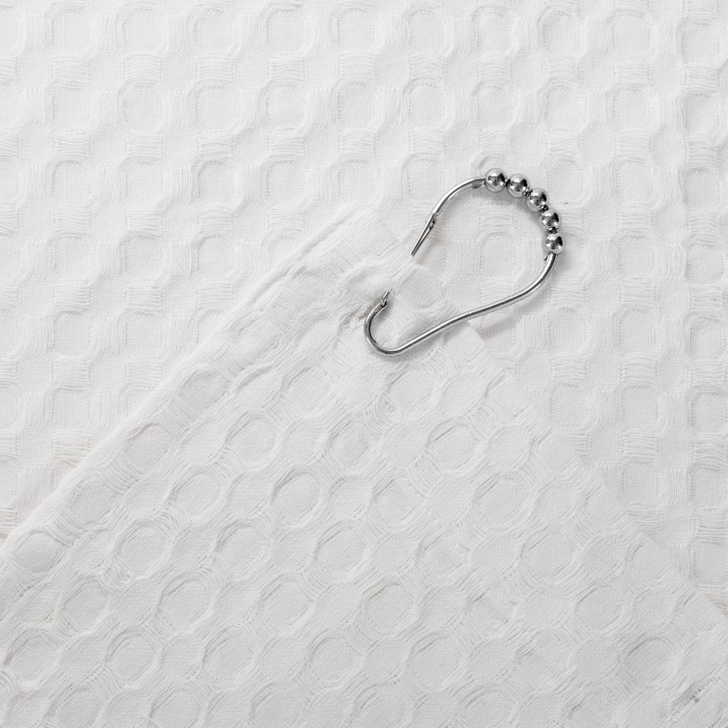Rideau de Douche Coton Gaufre 71"x71"