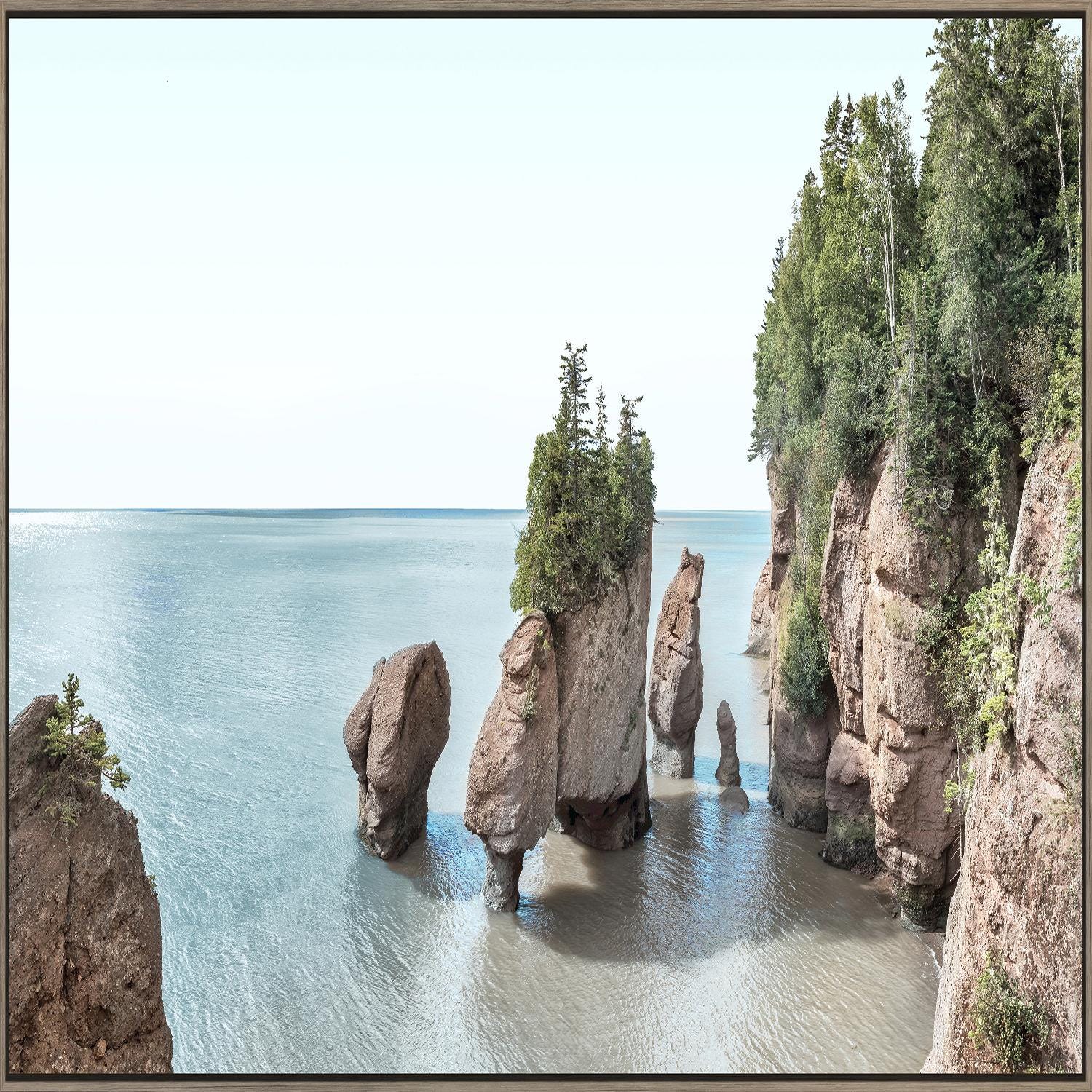 Bay of Fundy Framed Print 24" x 48"