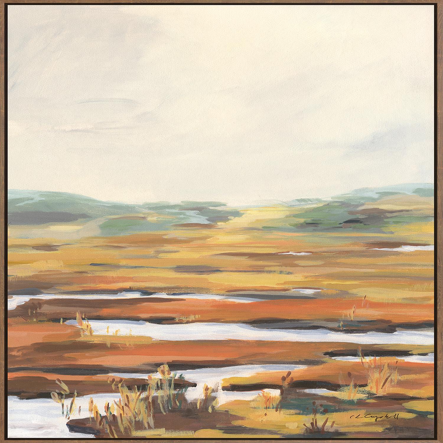 Mountain Field Framed Print 24" x 36"
