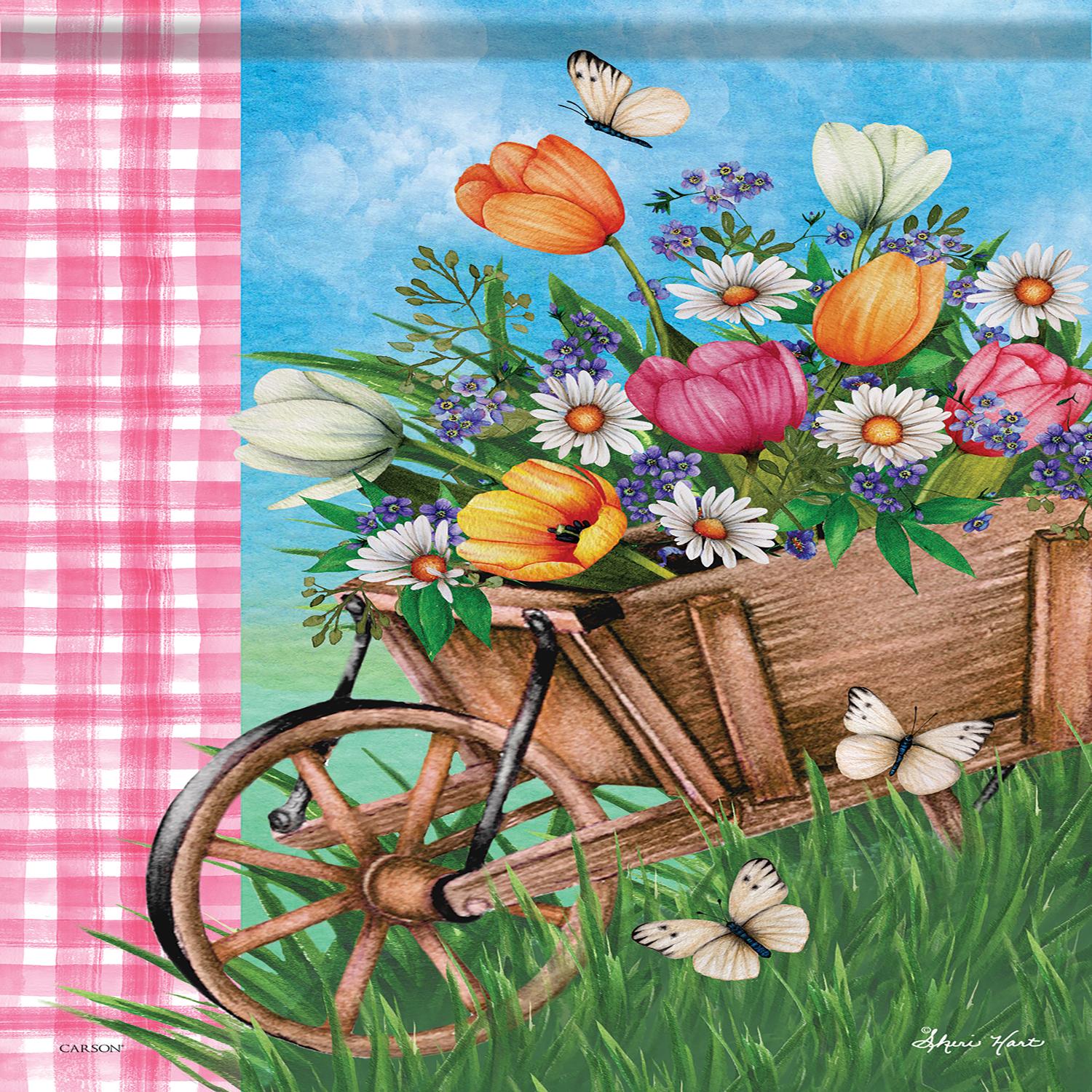 Drapeau Jardin Printemps