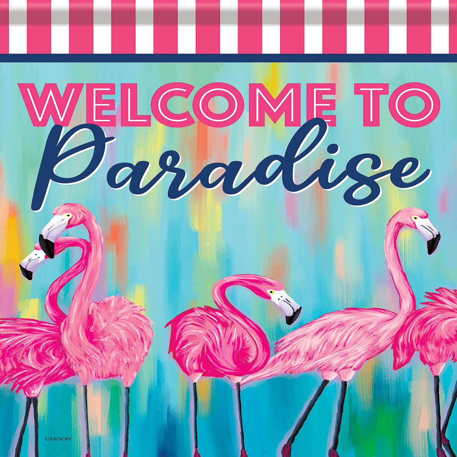 Drapeau Jardin Été Bienvenue