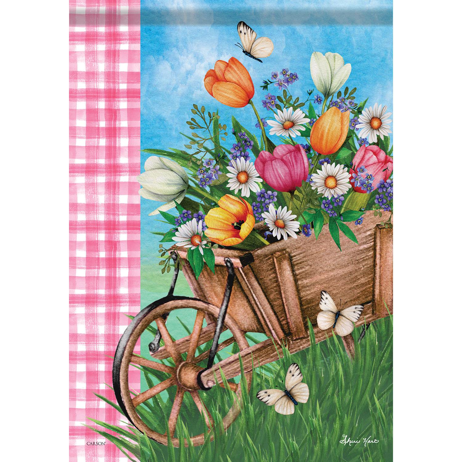 Grand Drapeau Printemps