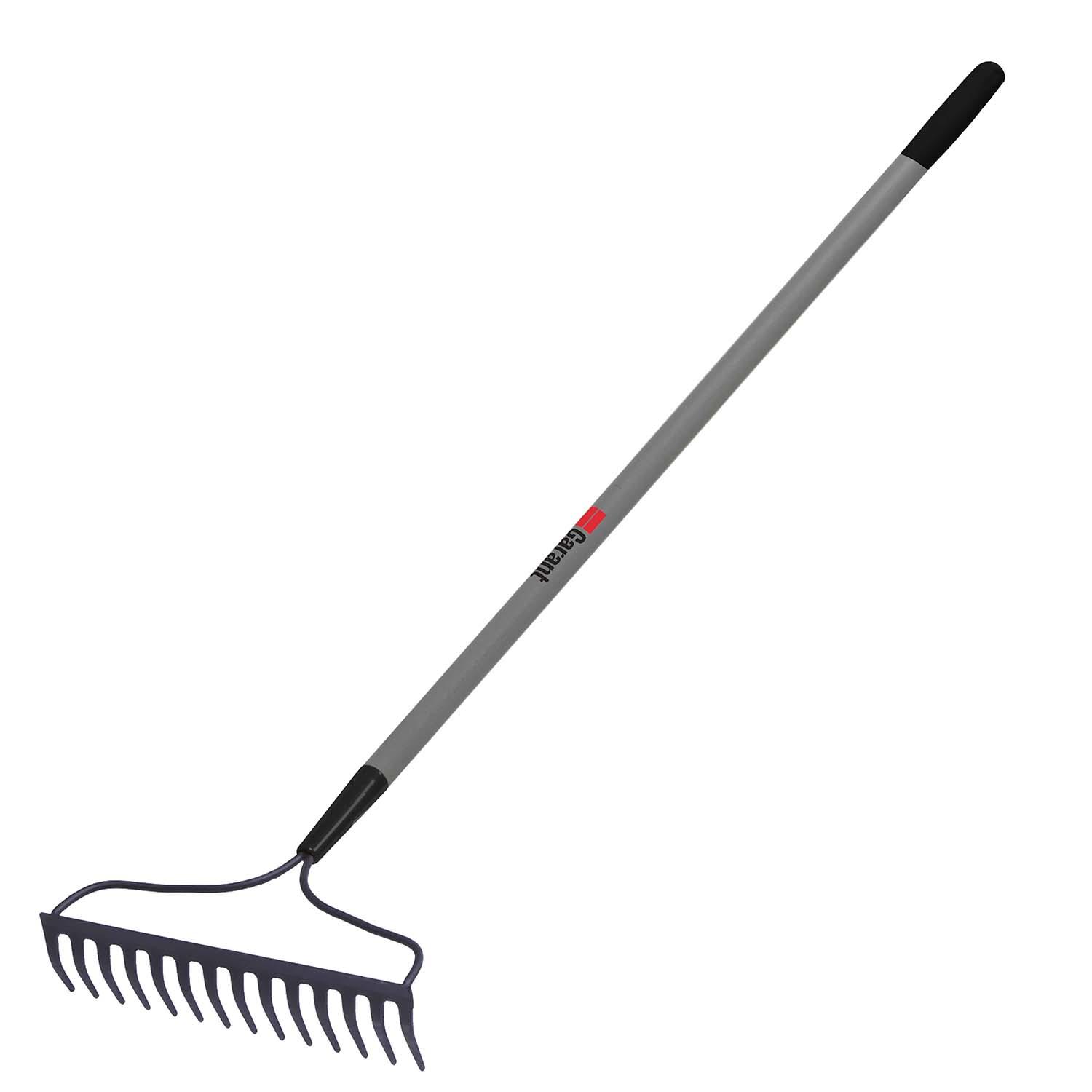 Original Bow Rake 14 Tines Fiberglass Round Handle