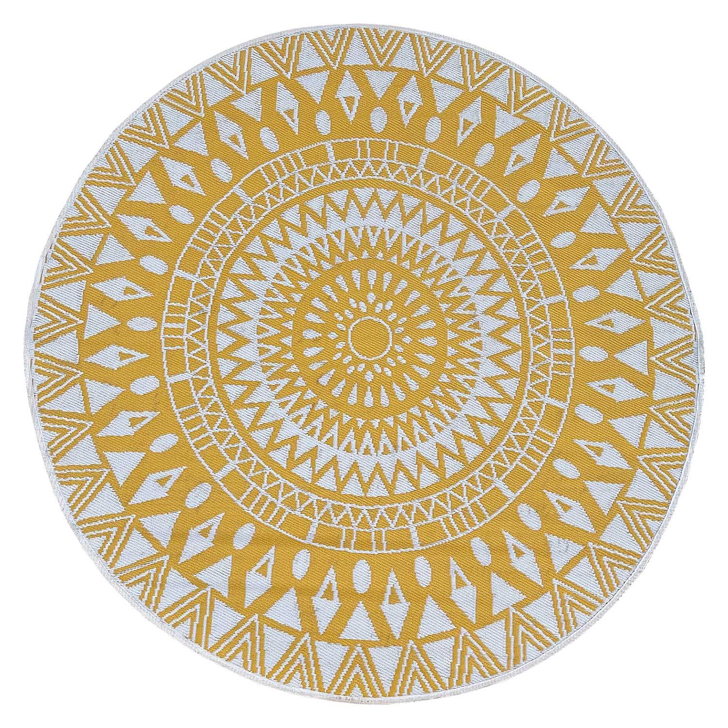 Tapis de patio ronds 8' assortis B