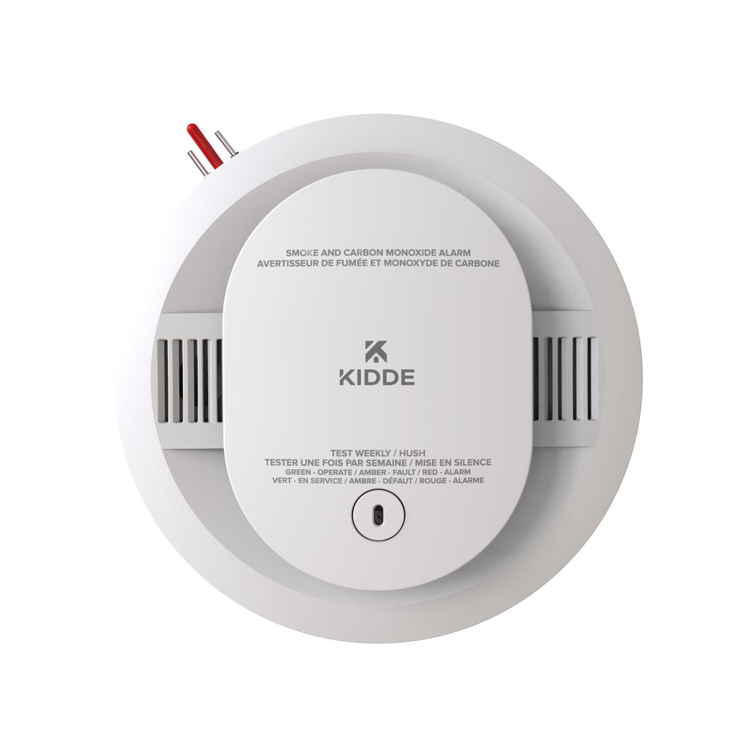 Détecteur de fumée Kidde 120V pile AA secours-2/pqt