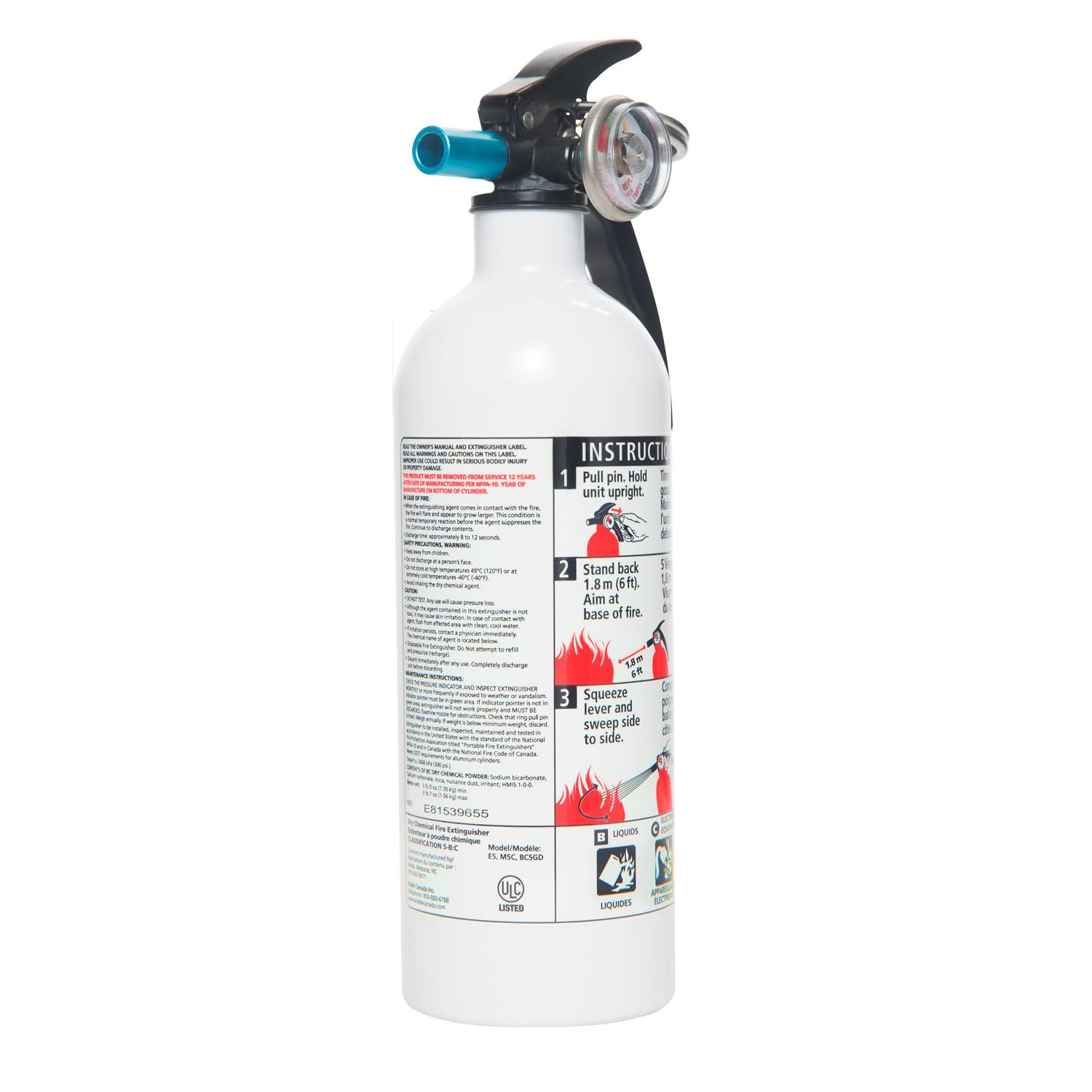 Extincteur Kidde Home 5-B:C/1-A:10-B:C-2/pqt