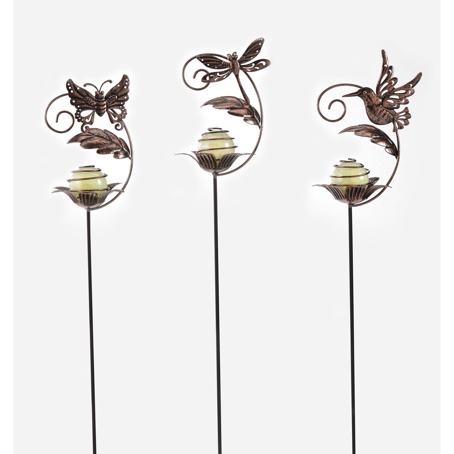 Garden Stake Glow-In-The-Dark - 3 Assorted