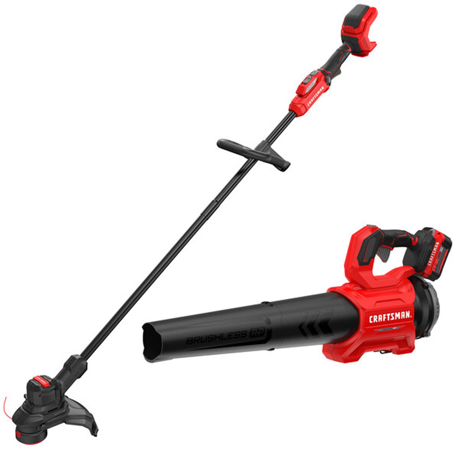 V20 Brushless Axial Blower String Trimmer