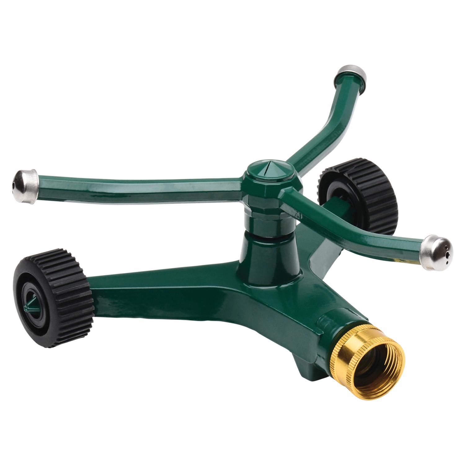 Metal Revolving Sprinkler with Wheeled Base