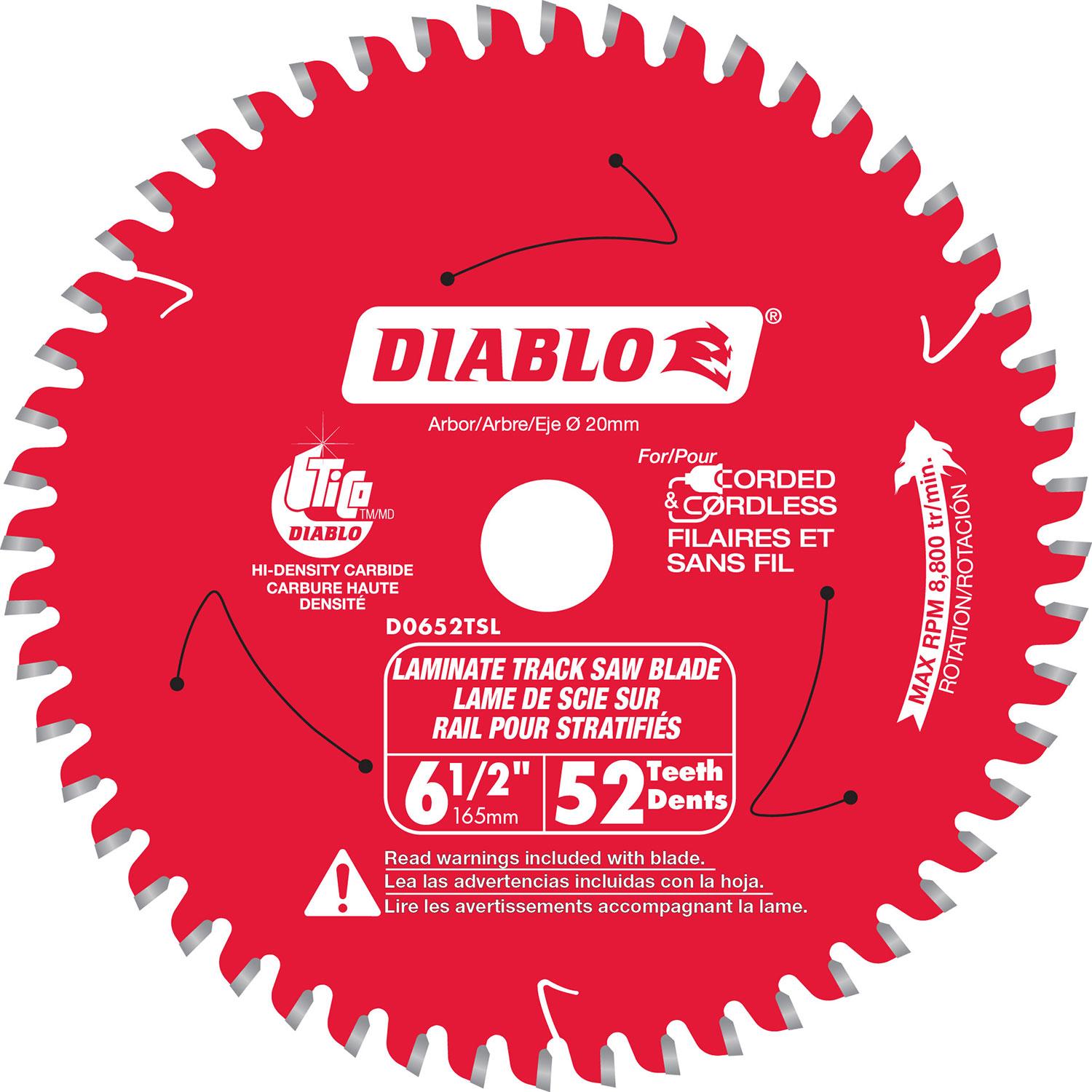6-1/2" Laminate Track Saw Blade