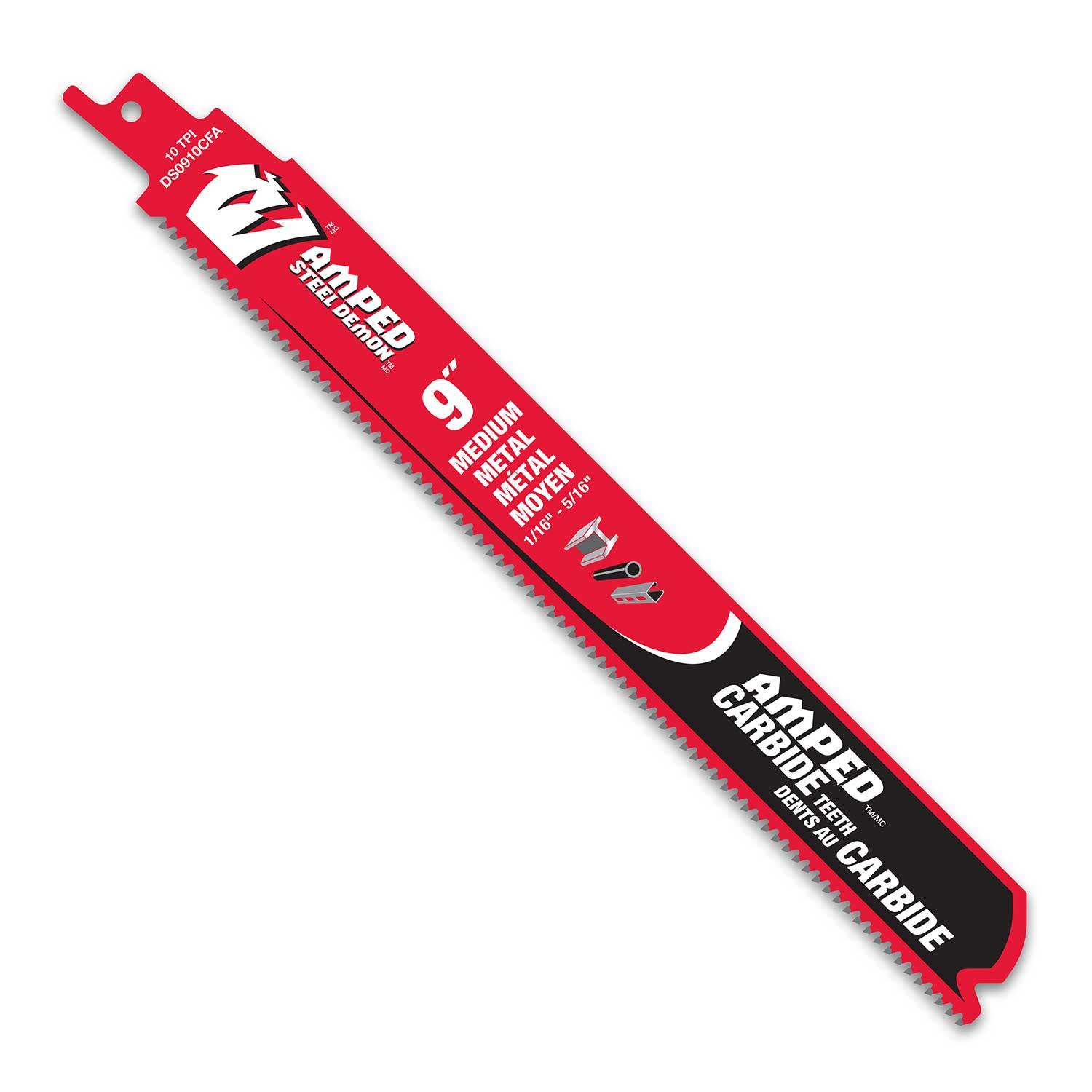 9" Medium Metal Reciprocating Saw Blade