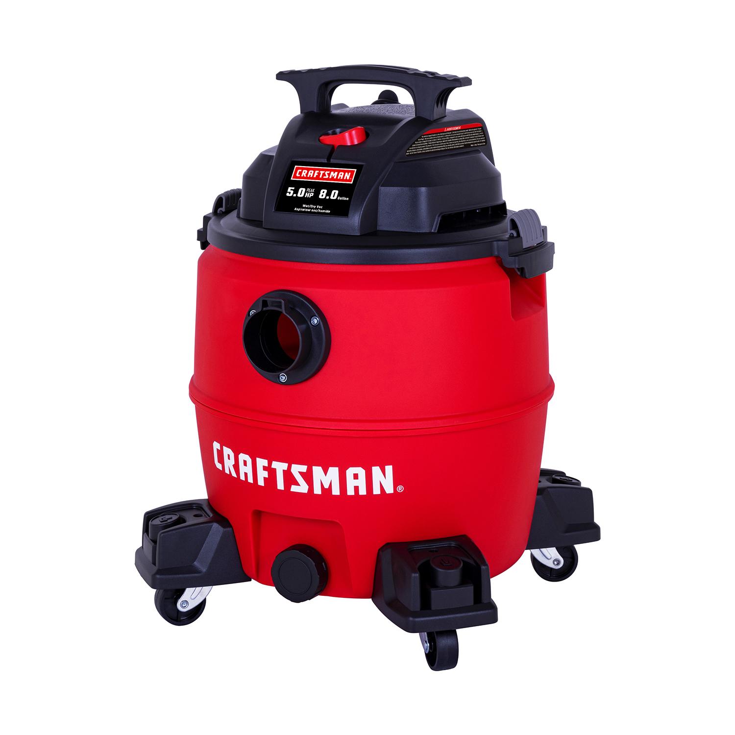 Aspirateur sec et humide en poly Craftsman 8 gallons