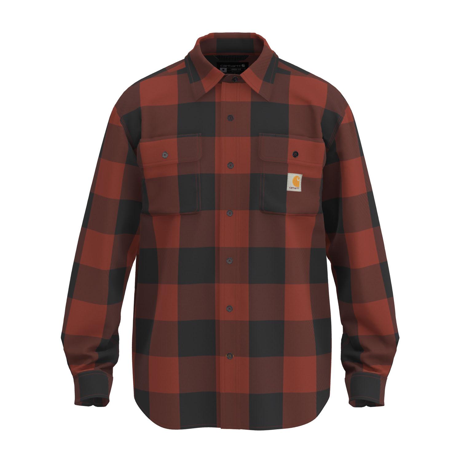 Loose Heavyweight Flannel Longsleeve Shirt