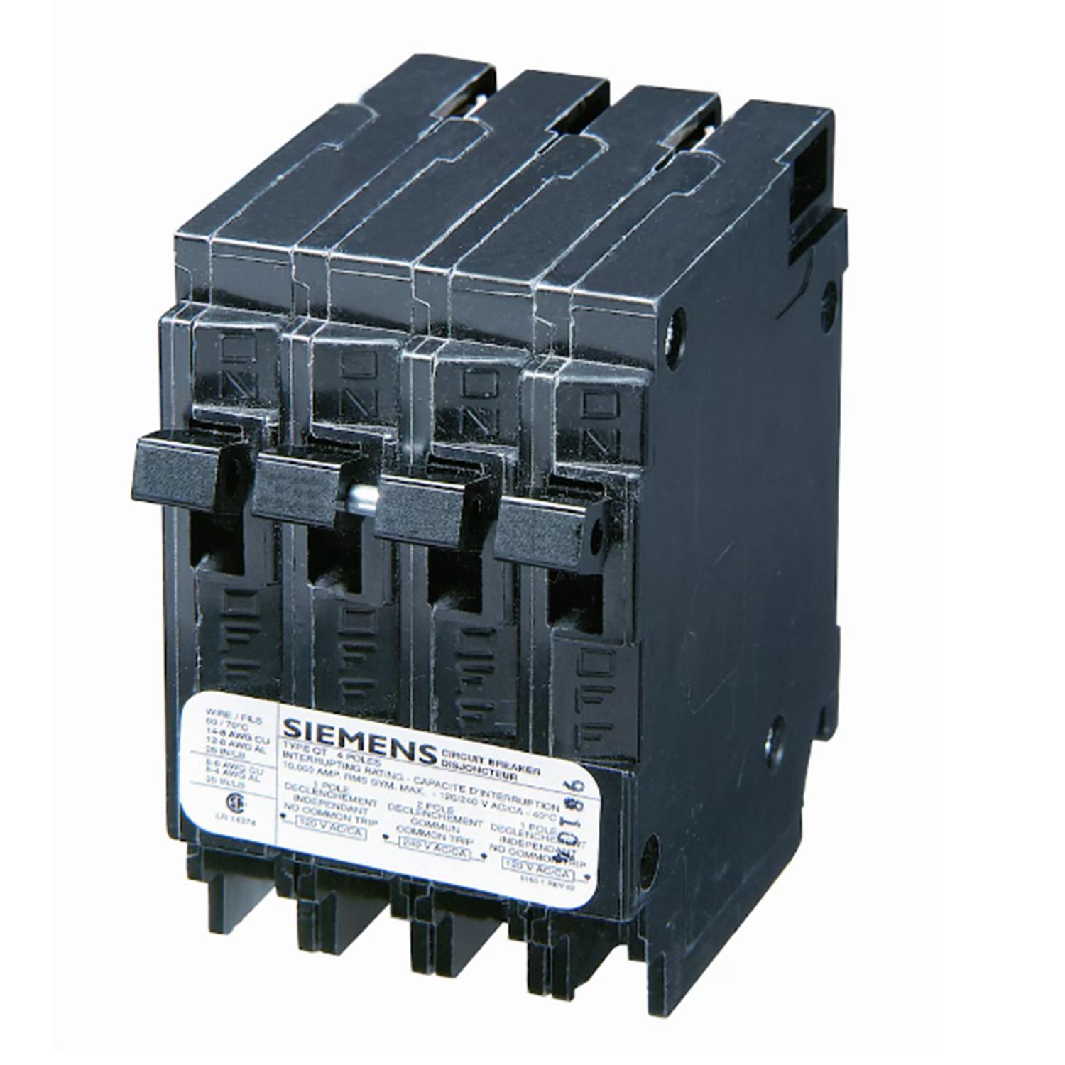  15/30A 2 Pole 120/240V Quad Type Q Breaker