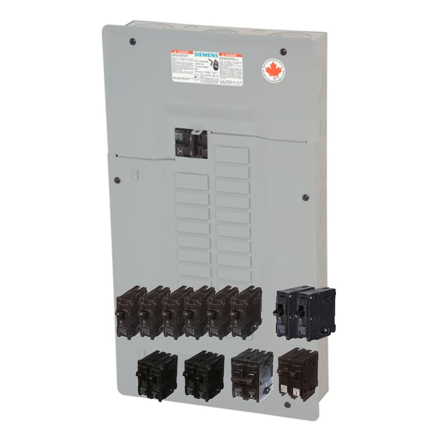 Electric Panel w/Breaker 100A 24/48 Circuit 120/240V