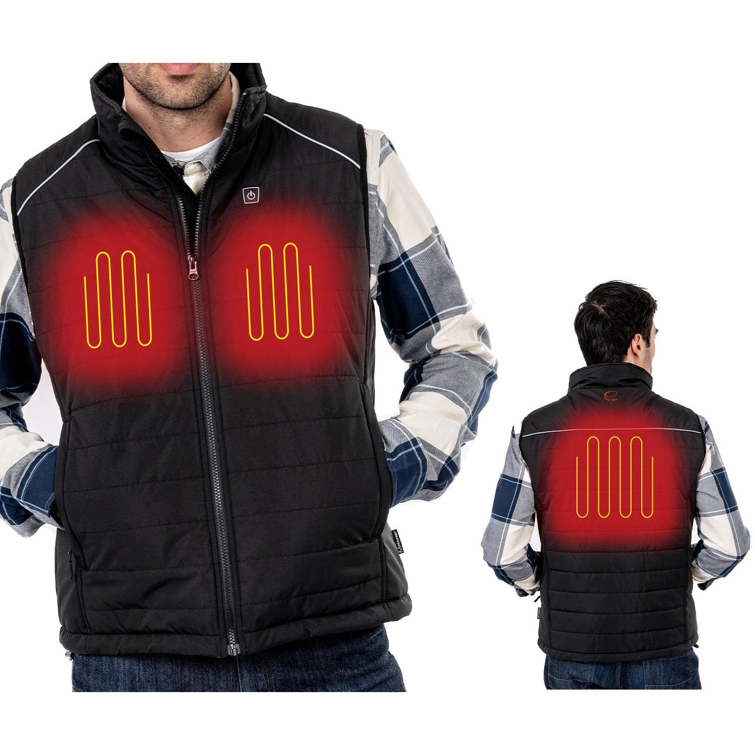 Veste matelassée chauffante pour homme – Solide