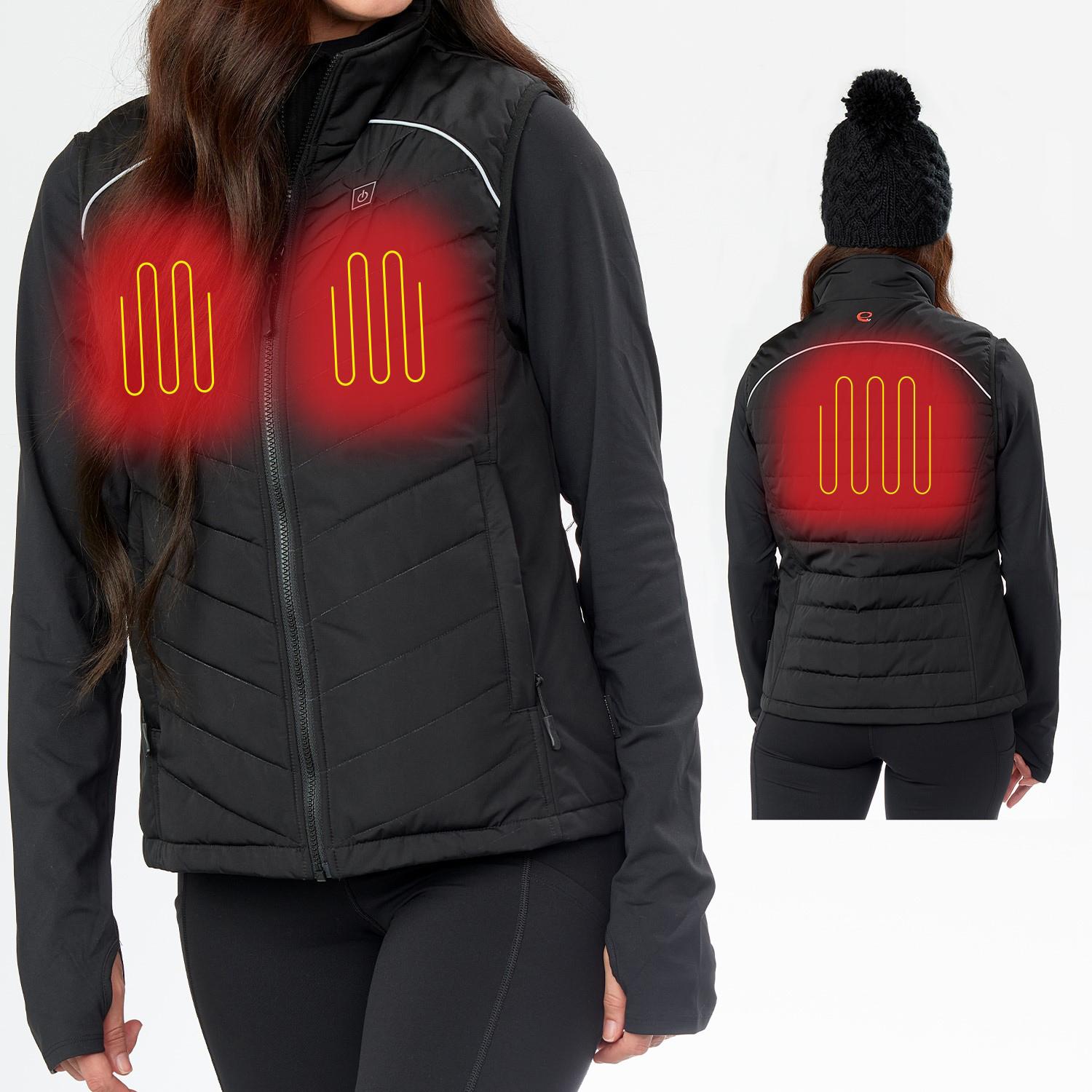 Veste matelassée chauffante pour femme – Solide