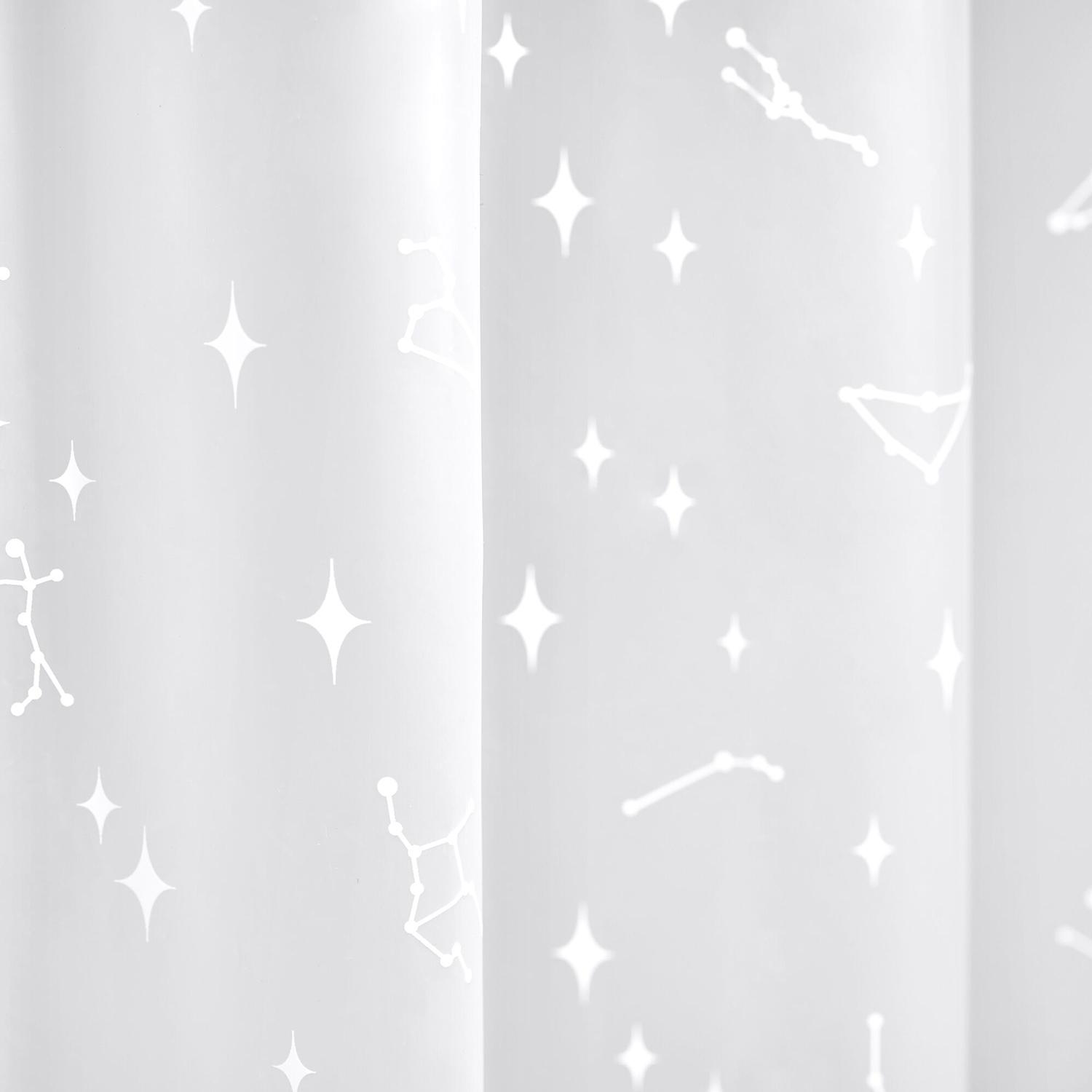 72" x 72" Constellation PEVA Shower Curtain