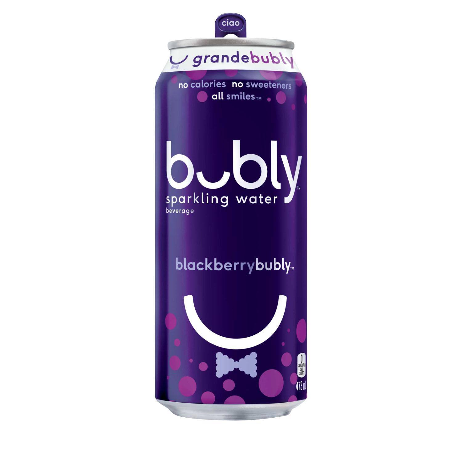 Boisson pétillante Bubly mûre 473 mL