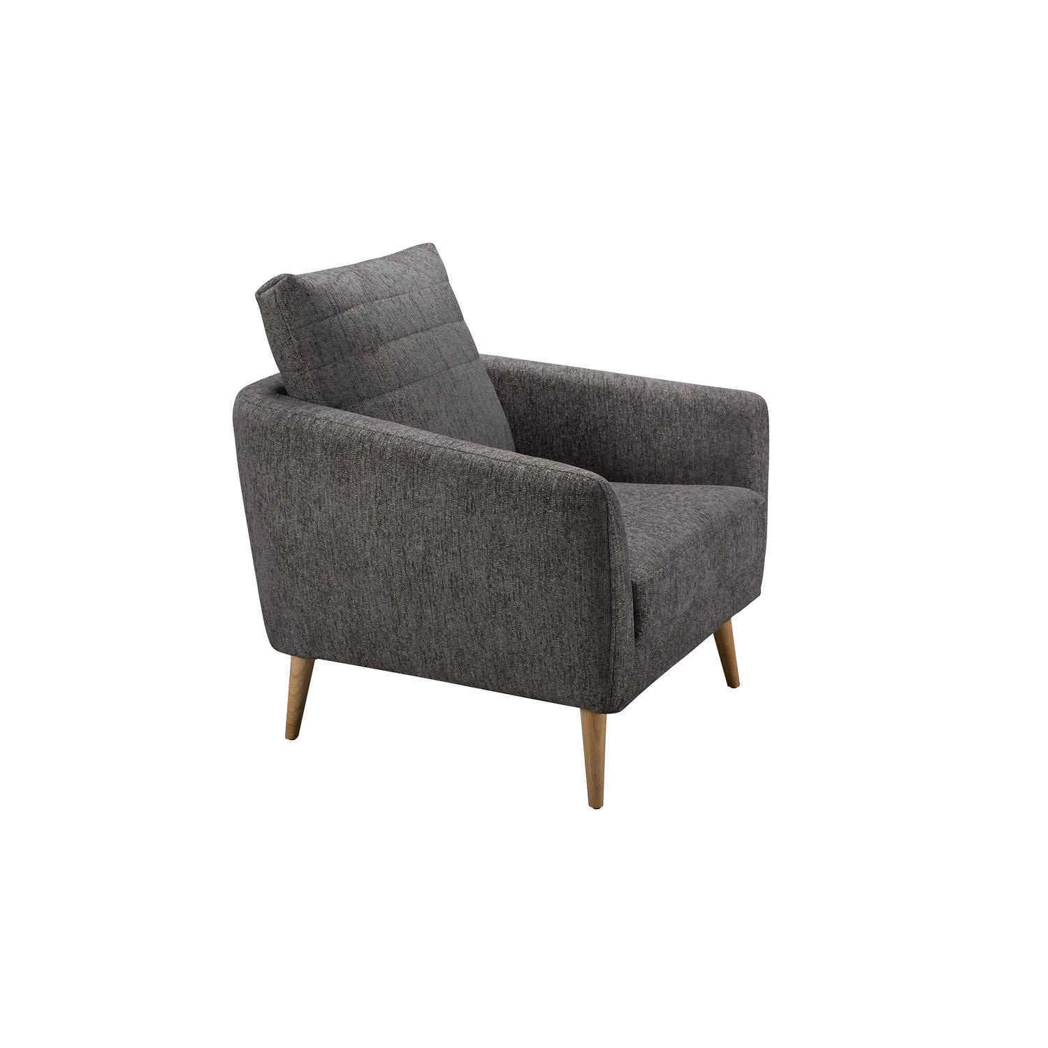 Fauteuil d’appoint Mikita – Nora charbon