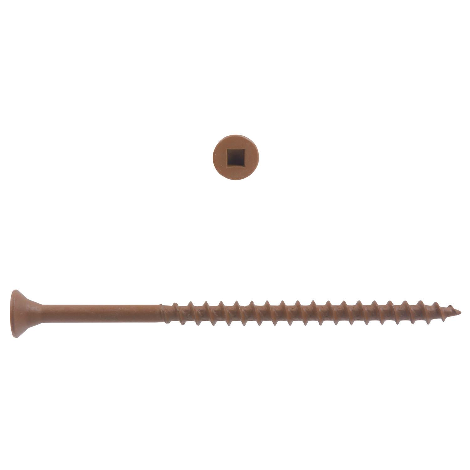 Brown Deck Screws #8 x 3" 1500/pack

