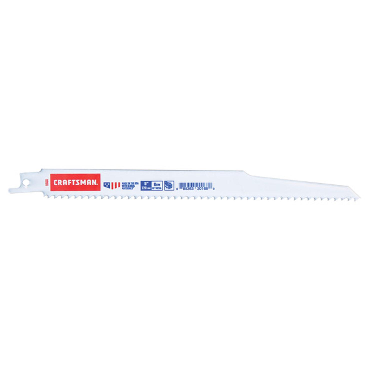 9" Bi-Metal Demolition Reciprocating Saw Blade