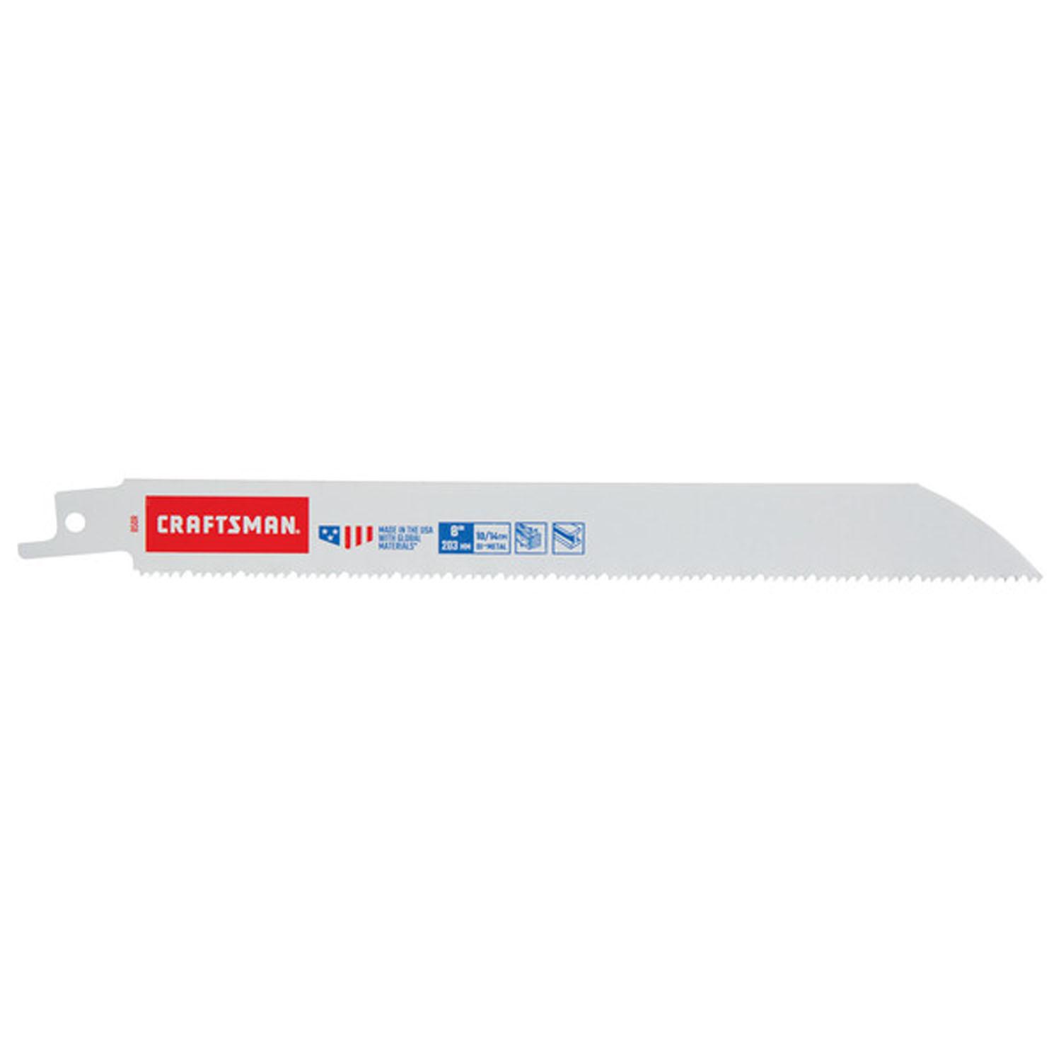 8" 10/14 Bi-Metal Reciprocating Saw Blade