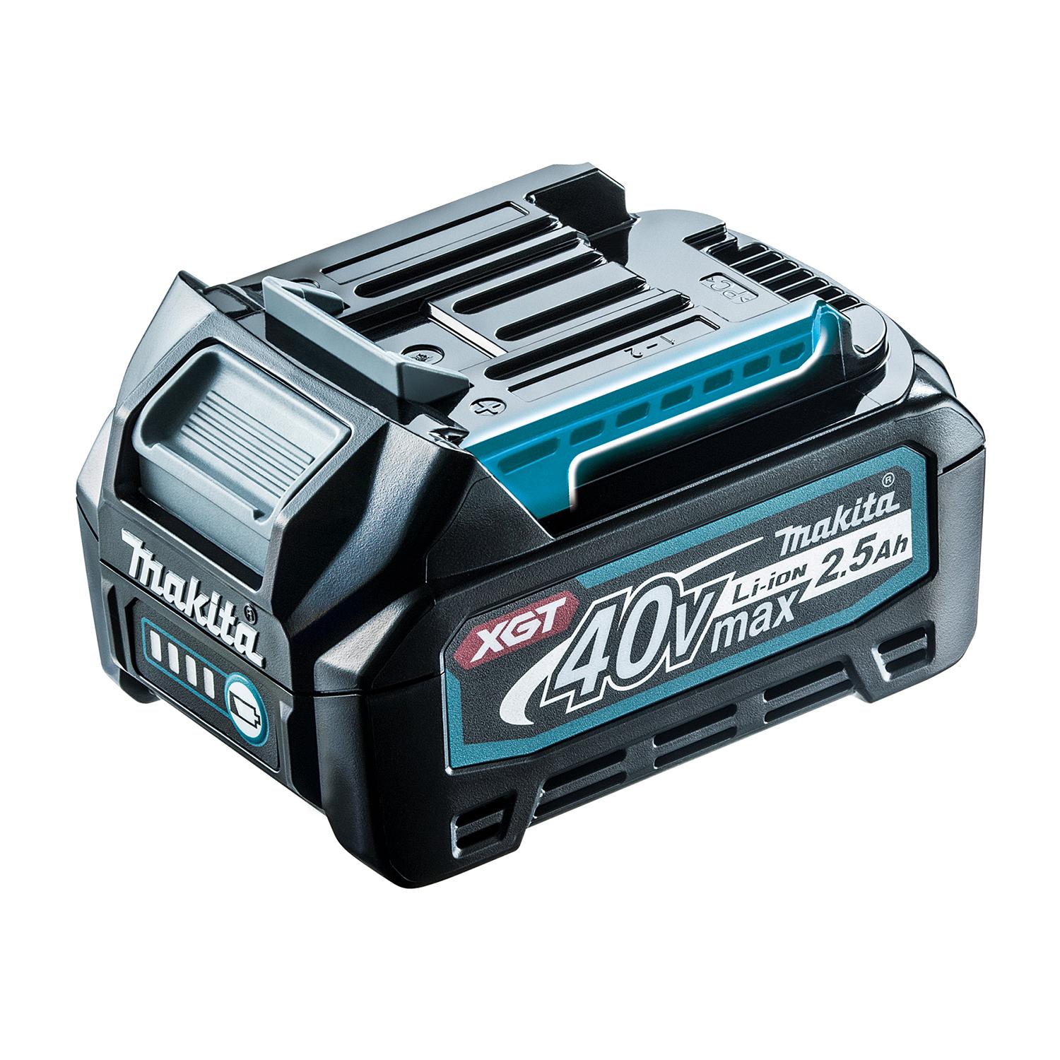 Batterie Makita 40V MAX 2,5 Ah avec indicateur de charge
