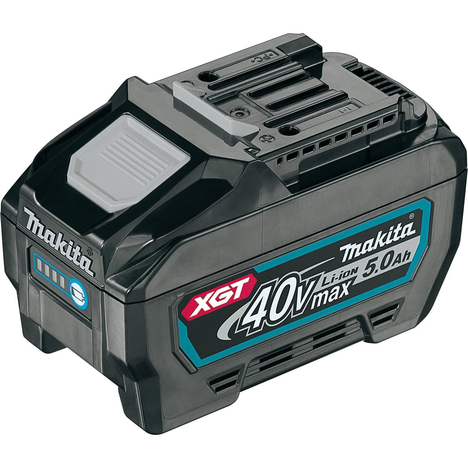 Batterie Makita 40V MAX 5,0 Ah avec indicateur de charge