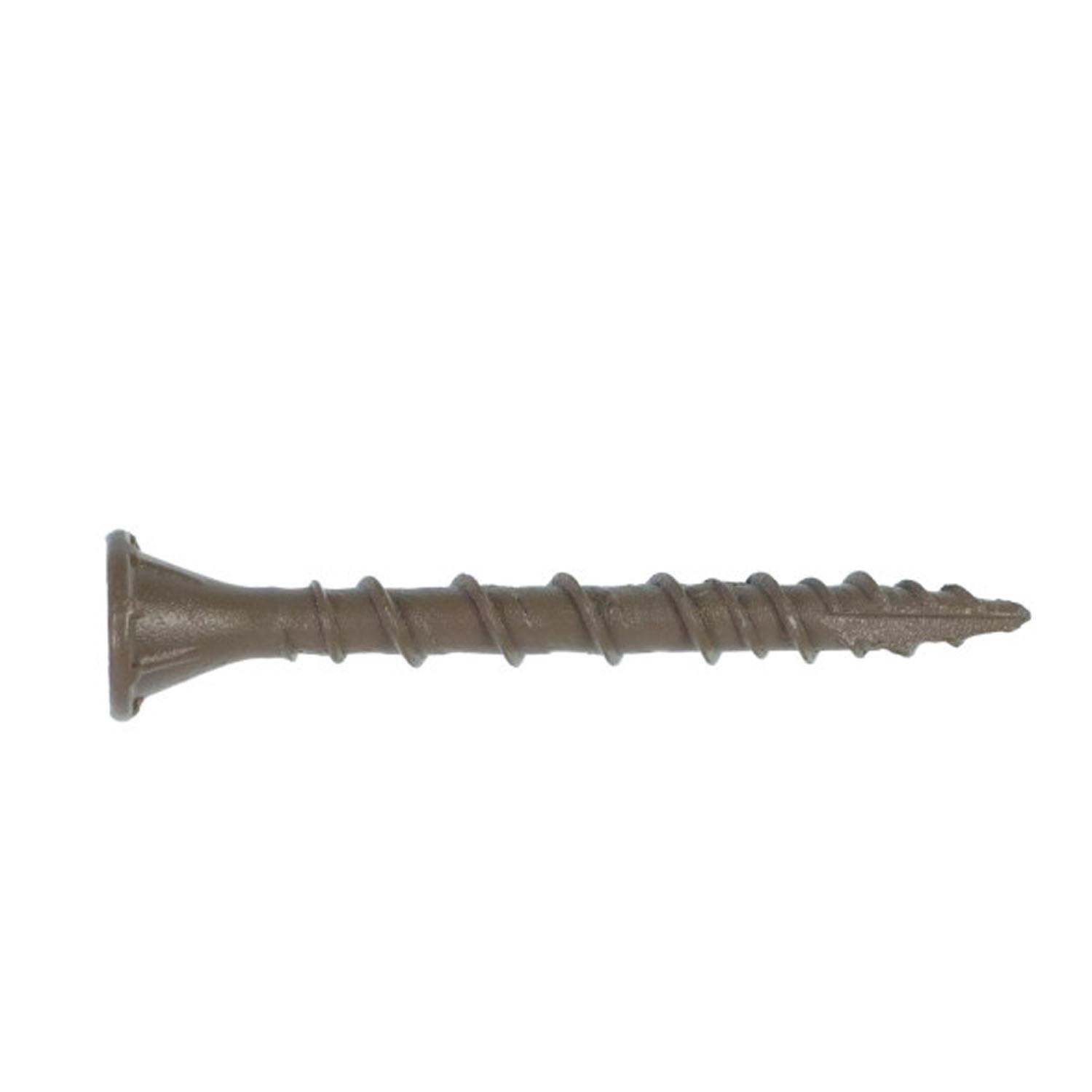 Quik Drive  #10 3" Deck-Drive Wood Screw Tan-500/Pack