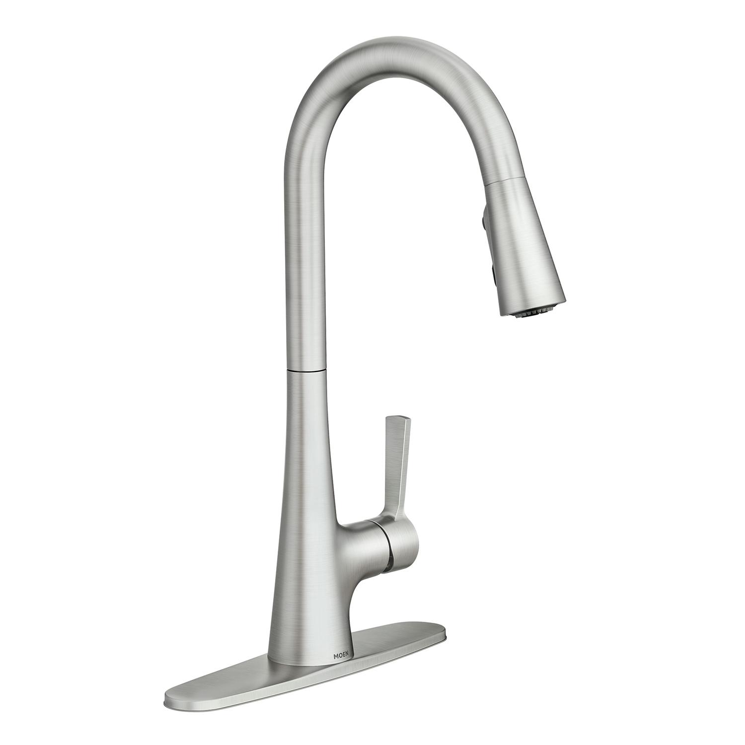 Mikah Pull Down Spot Resist Stainless Kitchen Faucet