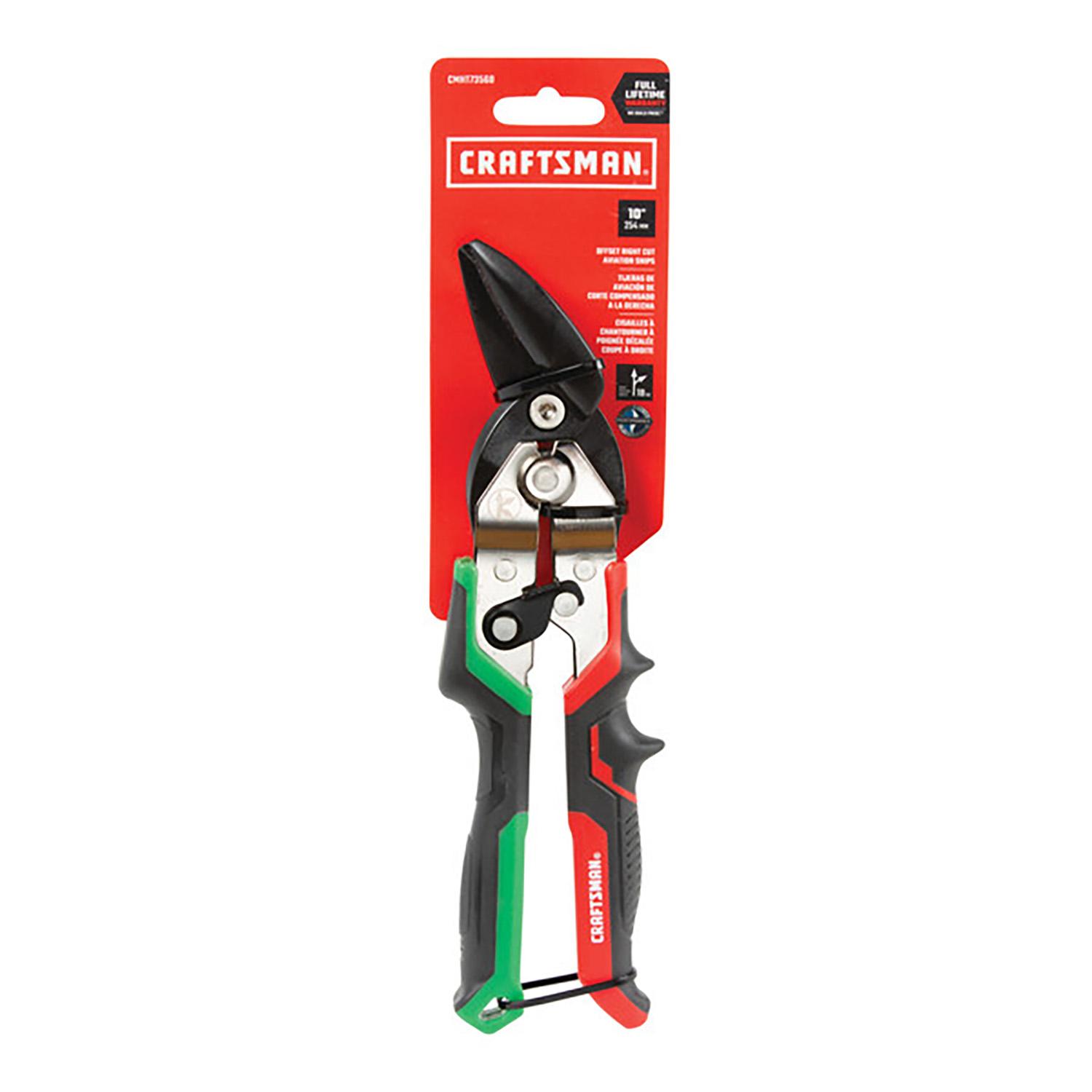 Offset Right Cut Aviation Snips
