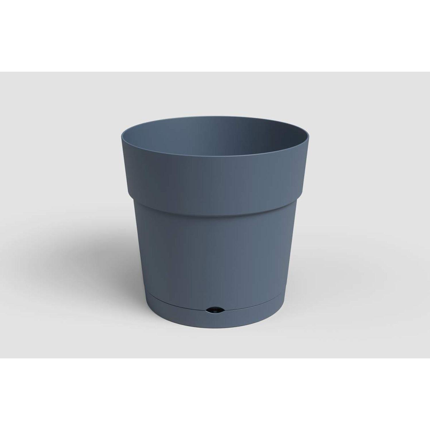 Capri Pot Wide Plastic 12"