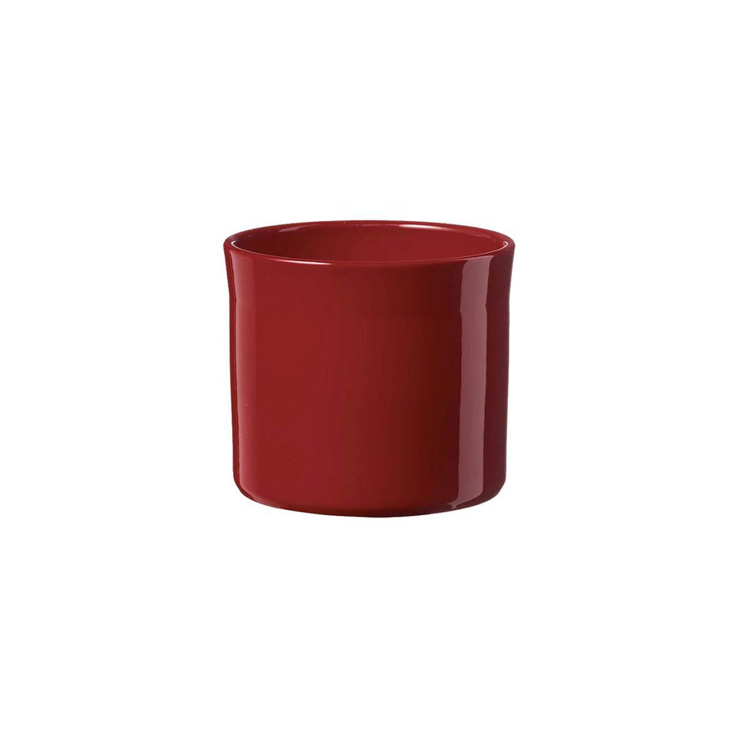 Pot Miami bordeaux lustré 7 po